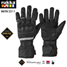 Rukka Gore-Tex motorcykelhandsker IMATRA 3.0 læder med Gore-Grip og Outlast foring