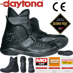 Daytona Gore-Tex motorcykelstøvler JOURNEY GTX læder med optimal varmeafledning og perfekt klimakomfort