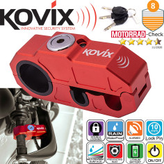 Kovix alarmbremsegrebslås KHL GRIP LOCK 120dB motorcykel tyverialarmsystem
