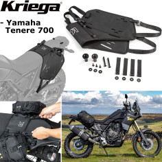 Kriega OS-Base monteringssystem til OS tasker på en Yamaha Tenere 700 motorcykel