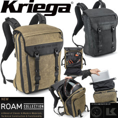 Kriega rygsæk ROAM 34 Roland Sands design motorcykel laptop rum vandtæt