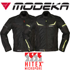 Modeka 2in1 motorcykeljakke YANNIK AIR vandtæt Hitex membran reflekterende CE med beskyttere