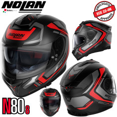 Nolan full-face hjelm N80-8 Ally med ultrabredt visir Pinlock solskærm ECE 22.06