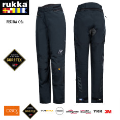 Rukka Gore-Tex motorcykelbukser REXIINA til kvinder vandtæt 2-lags laminat med D3O LP1 beskyttere