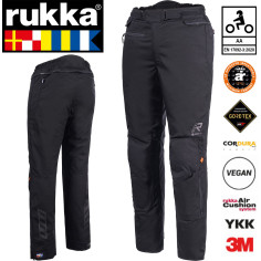 Rukka Gore-Tex motorcykelbukser 4-ROADS Cordura helårsbukser med D3O Air XTR beskyttere CE AA
