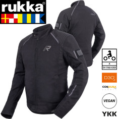 Rukka motorcykeljakke CITYRACE-R elastisk ekstremt stretchy Cordura stretch mesh med D3O Ghost beskyttere CE A