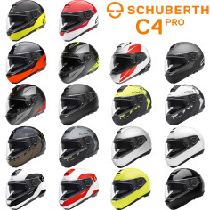 Schuberth flip-up hjelm C4 PRO med solskærm og Max Vision Pinlock 120