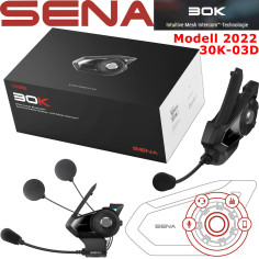 Sena Headset 30K HD højttaler dobbelt sæt model 2022 Bluetooth motorcykel kommunikation