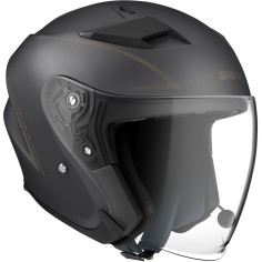 Sena Outstar S jet-hjelm med integreret headset og solskærm