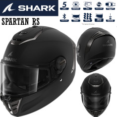 Shark full-face hjelm SPARTAN RS med ECE 22.06 solskærm og Max Vision 120 Pinlock