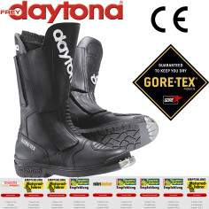 Daytona Gore-Tex motorcykelstøvler TRANS OPEN GTX læder CE vandtæt