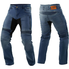 Trilobite Parado Doublelayer CE AAA motorcykeljeans til mænd med Tri-Stretcher Pro og beskyttere