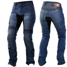 Trilobite Parado Doublelayer CE AAA motorcykeljeans til kvinder med Tri-Stretcher Pro og beskyttere