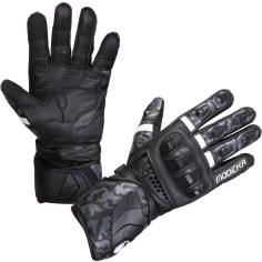 Modeka VALYANT PRO motorcykelhandsker CE lang manchet læder touch-tip AirFlow system