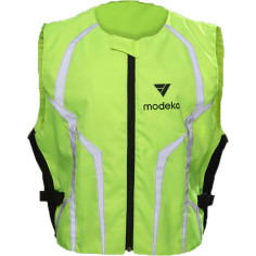 Modeka sikkerhedsvest FAHRSCHULE refleks med skjult print