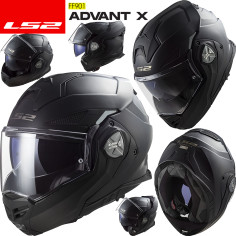 LS2 flip-up hjelm FF901 ADVANT X med P/J homologering og solskærm ECE 22.06