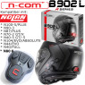 N-COM Headset B902L R med nødbremselys til Nolan N100-5 N90-3 N80-8 N87 N70-2 N40 N104 N44