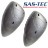 SAS-TEC hoftebeskyttelse SC-1/07 PAIR High-End 3D L200 / B140 / H10 mm CE-beskyttelsesniveau 2 for motorcykelbukser