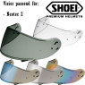 Shoei visir CNS-3 til Neotec II hjelme forberedt til Pinlock