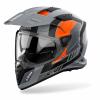 horn grau matt schwarz orange