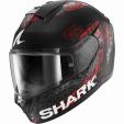 Speed-Vib schwarz matt silber rot